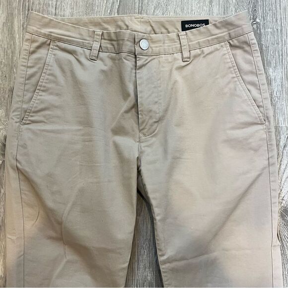 BONOBOS Skinny Stretched Washed Chino Pants in The Kahkis Size 31/30 - Picture 8 of 16
